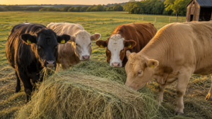 Certified Organic Hay – Clover/Grass Mix